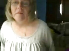 54 Years Busty Granny, Homealone Fingering