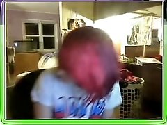 Chubby Redhead Teen Dildoes Her Yummy Holes On Cam