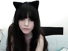 Horny Teen Pussy Rub On Webcam