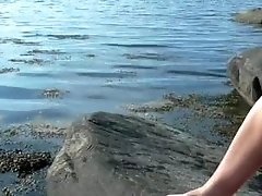 Milf Caught Outdoor On Public Beach #masturbation2016