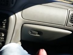 Stroking Cock In Car While Gf Drives