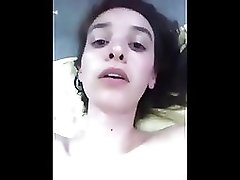 Hairy Teen Girl Masturbating Selfie